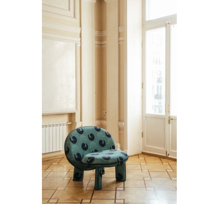 Крісло Dino ARHIVE FABRIC OLEKSANDR SAENKO ShishkaProject13